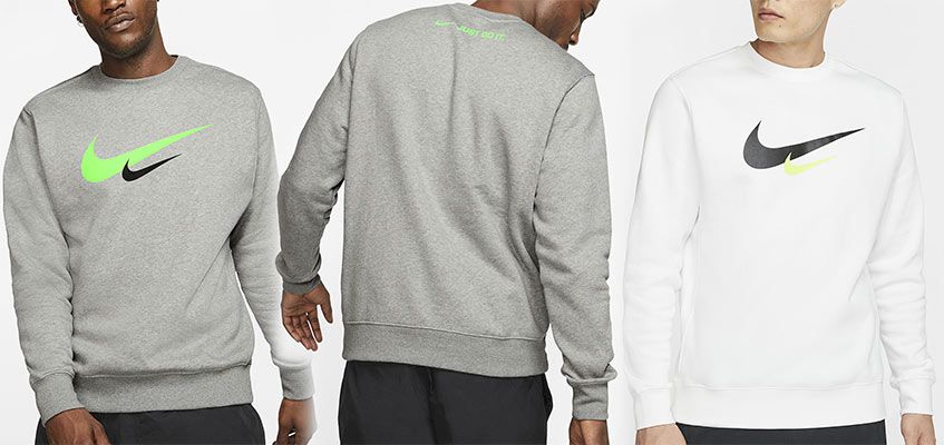 Nike Sweatshirt CW2185 in Grau oder Weiß für je 23,60€ (statt 43€)