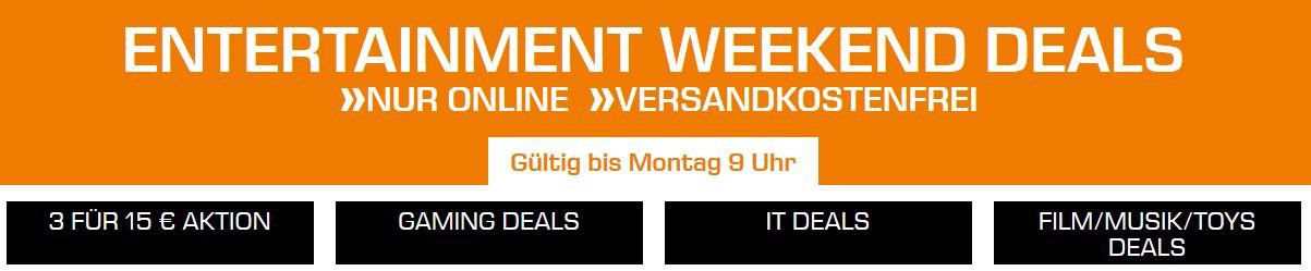 TOP! Saturn Entertainment Weekend Deals   z.B. WWE 2K20   PS 4 Game für 5,99€ (statt 22€)