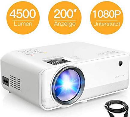 APEMAN LC550 Mini LED Beamer mit 4500 LM für 79,99€ (statt 130€)