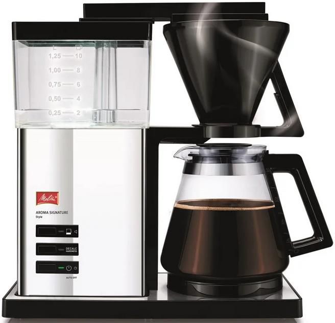 Melitta Filterkaffeemaschine Aroma Signature Deluxe mit 1,2L Kaffeekanne für 105,45€ (statt 153€)