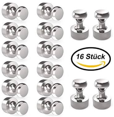 16x Magnetische N52 Neodym Magnete für Kühlschrank etc für 4,96€   Prime