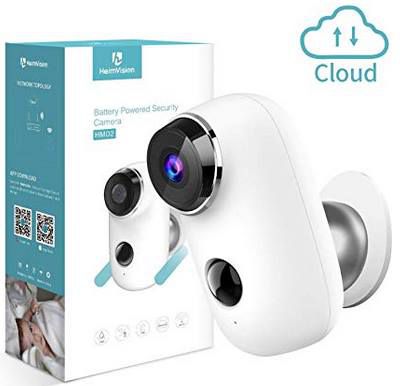 1080p WLAN Außenkamera mit Akku & Bewegungserkennung für 62,99€ (statt 90€)