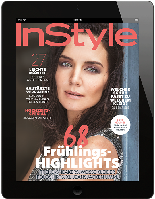 6 Ausgaben inStyle als E Paper für 20,99€ inkl. 20€ Shopping Gutschein