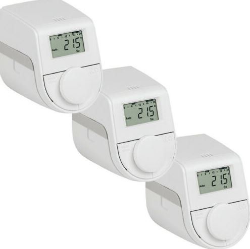 Eqiva Model Q elektronischer Heizkörperthermostat mit Click on Adapter für 24,95€ (statt 36€)