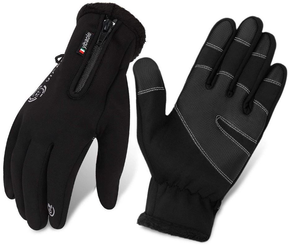 warme Winddichte Herren Handschuhe Touchscreenfähig für 7,19€ (statt 12€) Prime