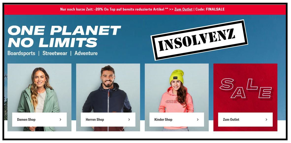 Info: Planet Sports Insolvenz   der Geschäftsbetrieb läuft weiter