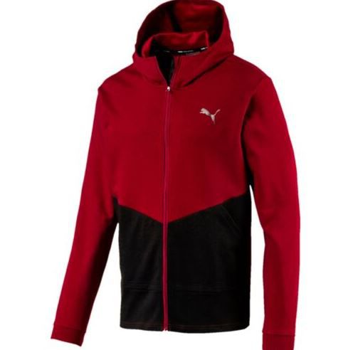 PUMA Reactive FZ   Herren Sweatjacke in Rot für 35,11€ (statt 59€)