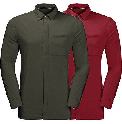 Jack Wolfskin JWP LS SHIRT M Funktionshemd für 34,90€ (statt 48€)