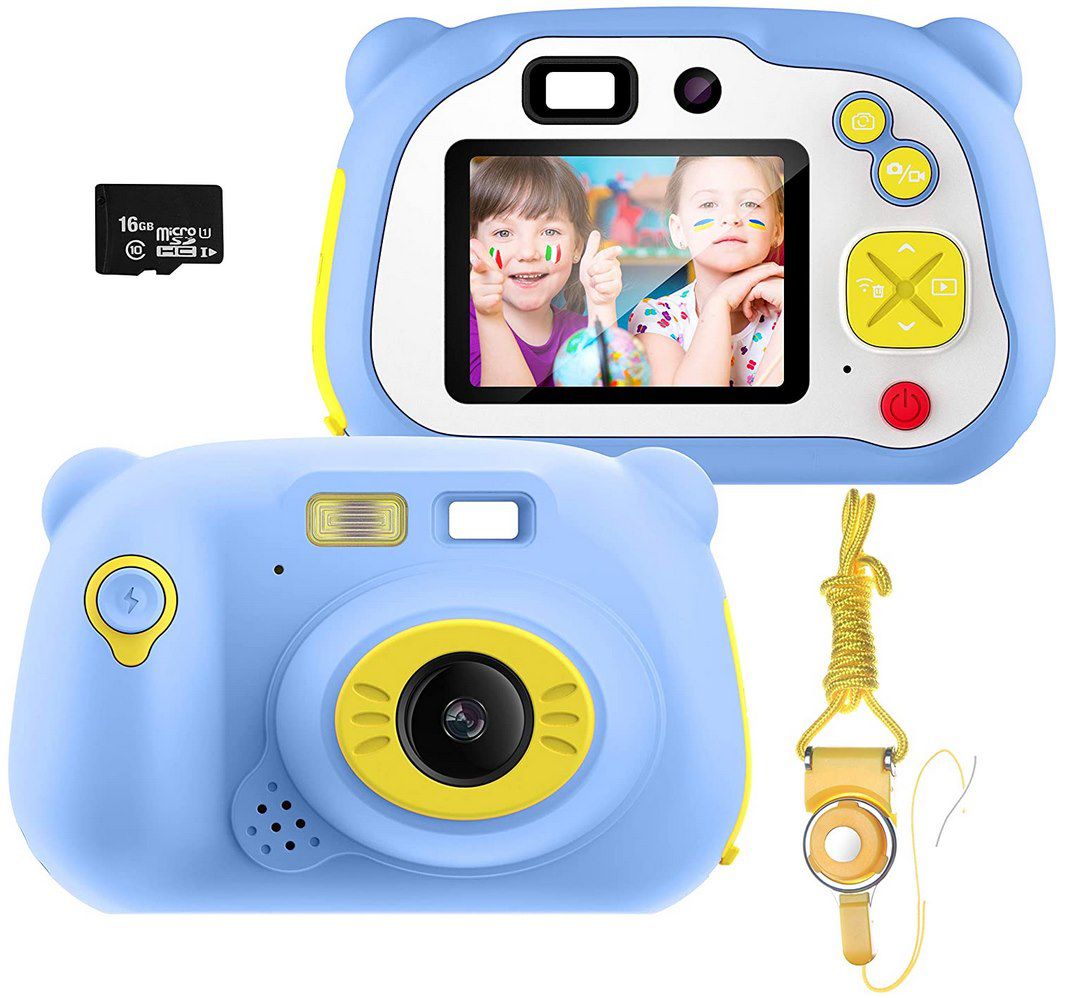 Pancellent 12MP Kinderkamera mit Farbdisplay, WLAN & 32 GB SD Karte für 20,59€ (statt 40€)
