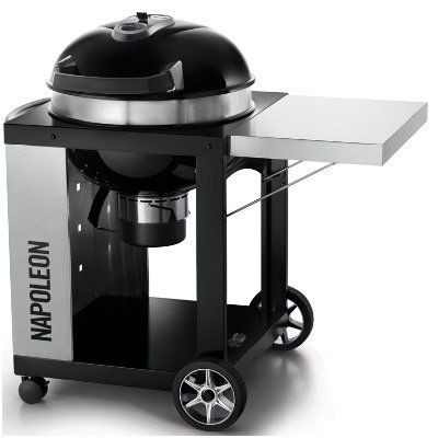 Napoleon Holzkohle Kugelgrill PRO22K Cart 2 (57cm) im Rollwagen mit Gussrost für 414€ (statt 449€)