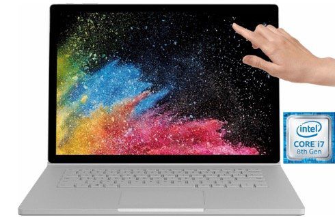 Ausverkauft! Microsoft UltraHD Surface Book 2 (15 Zoll, Core i7, GeForce GTX1060, 16GB, 256GB SSD) für 1.505,94€ (statt 2.019€)