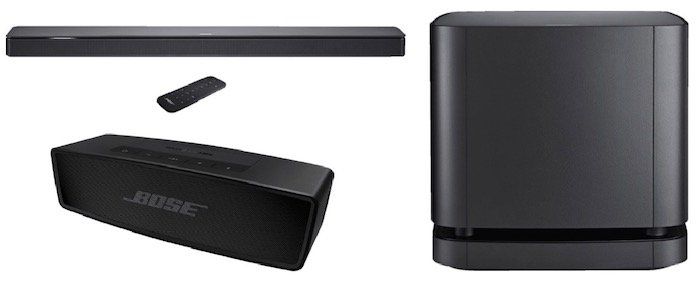 Bose Soundbar 500 + Bass Module 500 + SoundLink Mini II für 749€ (statt 850€)