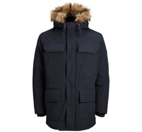 Jack & Jones Herren Parka in Dark Navy für 59,99€ (statt 70€)