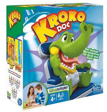 Amazon: Gesellschaftsspiele im Sale bei Prime inkl. Versand   z.B. Kroko Doc für 14,99€ (statt 21€)