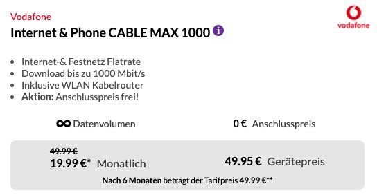 Samsung UE55RU7179U UHD Fernseher für 49,95€ + Vodafone CableMax Gigabit für 42,49€ mtl.