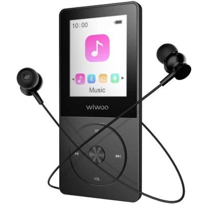 WIWOO MP3 Player 16GB mit FM Radio und Diktiergeräte Funktion in Schwarz für 13,05€ (statt 29€)