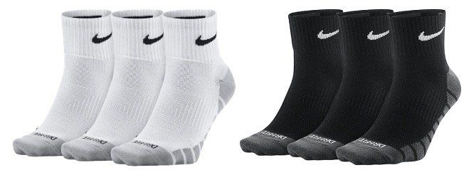 12x Nike Socken Lightweight Quarter Style in Weiß oder Schwarz für 27,95€ (statt 40€)