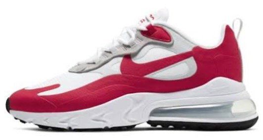 Nike Air Max 270 React Sneaker in Rot für 78,73€ (statt 112€)