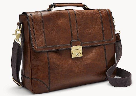 Fossil Lineage Messenger Herren Leder Tasche inkl. 15 Laptop Fach für 144,50€ (statt 339€)