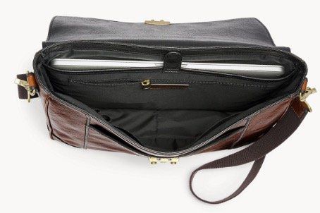 Fossil Lineage Messenger Herren Leder Tasche inkl. 15 Laptop Fach für 144,50€ (statt 339€)