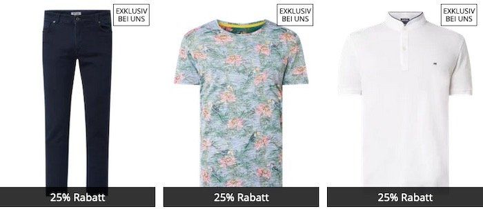 🔥 Peek & Cloppenburg* mit 25% Extra Rabatt auf exklusive Marken   z.B. Polo Shirts oder Shorts für den Frühling!