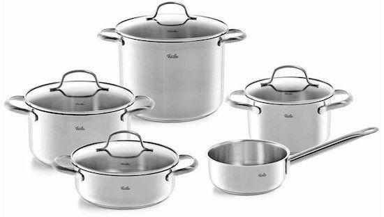 Fissler San Francisco Topfset 5 teilig für 72,34€ (statt 144€)