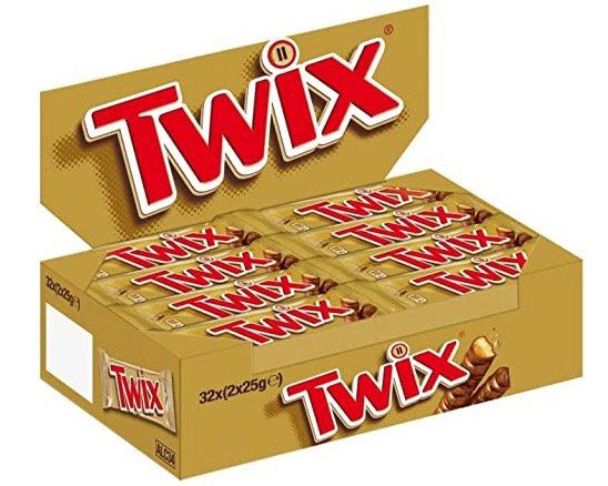 32er Pack Twix Riegel ab 14,24€   Prime Sparabo