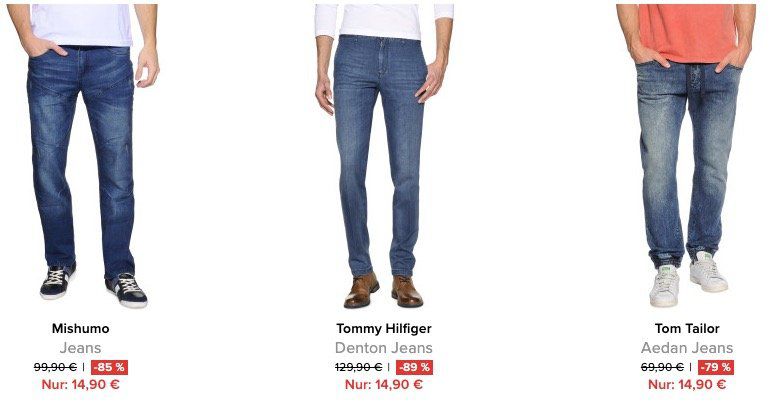 Knaller! Tommy Hilfiger Jeans für 13,41€ (auch andere Marken) + keine VSK   29,90€ MBW!