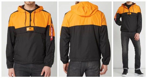 Alpha Industries Tape Herren Anorak für 89,99€ (statt 110€)