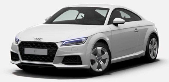 Privat & Gewerbe: Audi TT Coupe 40 TFSI S tronic mit 197PS in Ibisweiß für 239€ inkl. MwSt.   LF 0,71