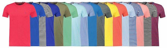 Abgelaufen! Tommy Hilfiger T Shirts in verschiedenen Farben bis 3XL für je 23,90€