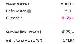 Loungegarnitur Luan mit passenden Auflagen für 75€ (statt 100€)