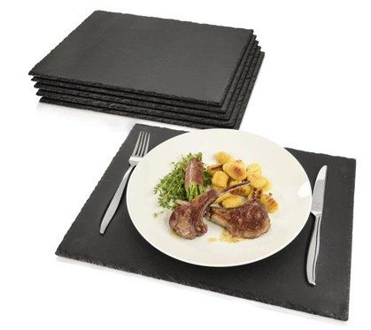 6er Set Sänger Untersetzer aus Schiefer 40x30 cm für 24,99€ (statt 35€)