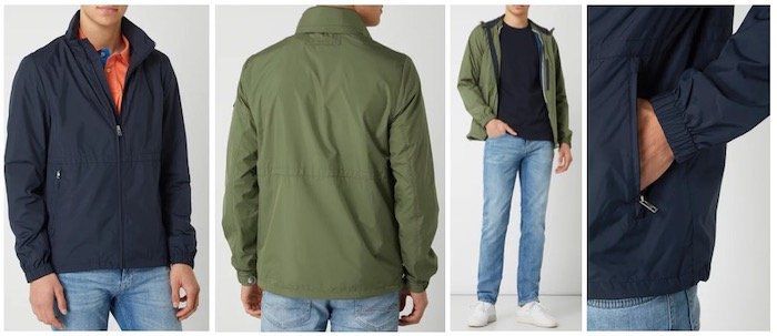 GANT Jacke aus recyceltem Polyester in Marineblau oder Olivgrün für 125,99€ (statt 228€)