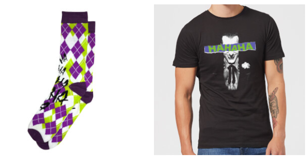 Batman Joker The Greatest Stories T Shirt + Joker Socken für 8,99€ (statt 16€)