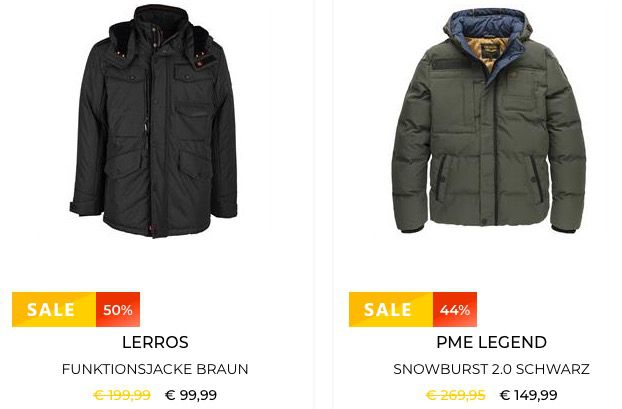 TOP! Jacken Sale Tara M + 30% Extra Rabatt   z.B. Only&Sons Parka für 25,94€ (statt 59€)