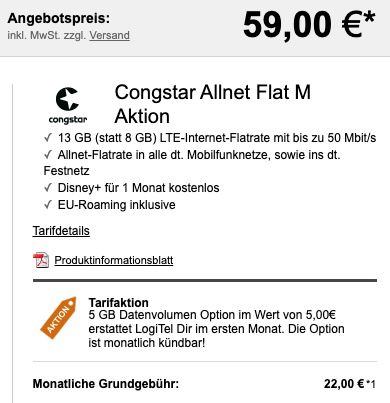 Google Pixel 4 für 59€ mit Telekom Allnet Flat von Congstar mit 8GB LTE50 für 22€ mtl.