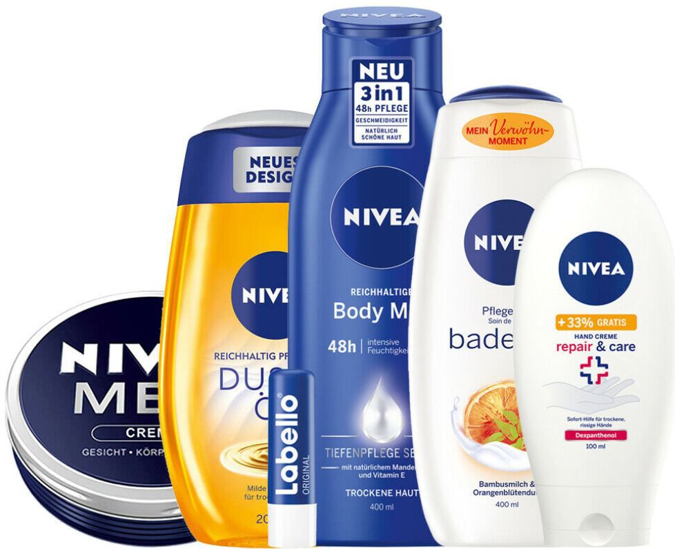 NIVEA Vorteilspack 6tlg. Pflege Produkte für 13,99€ (statt 19€)