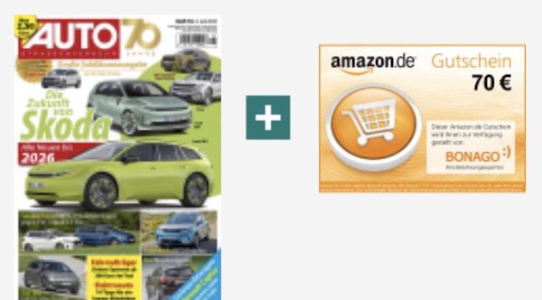 34 Ausgaben Auto Straßenverkehr für 79,56€ + 70€ Amazon Gutschein