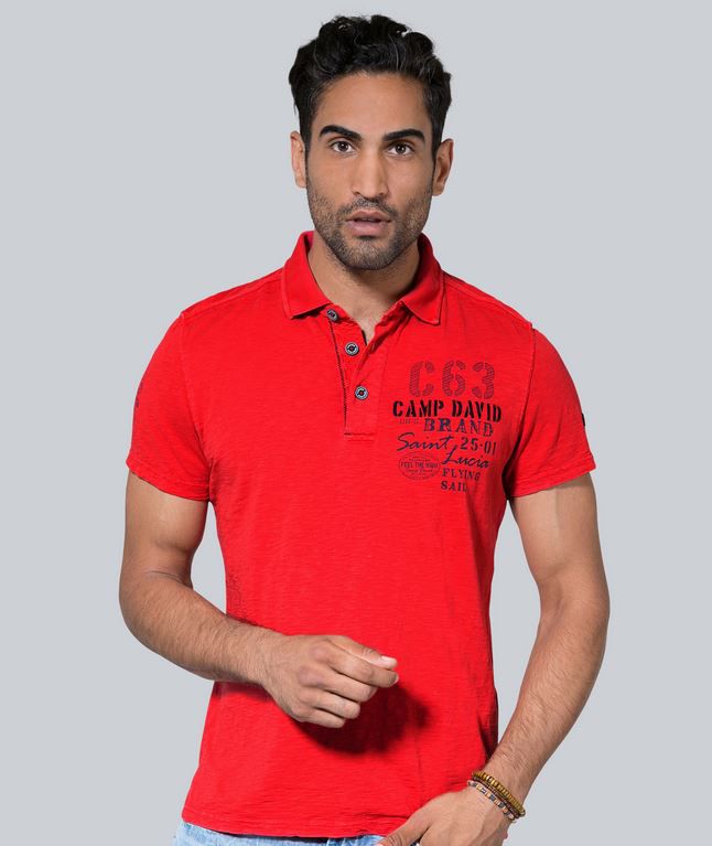 Camp David Super Kracher: z.B. Herren Poloshirt ab 29,37€