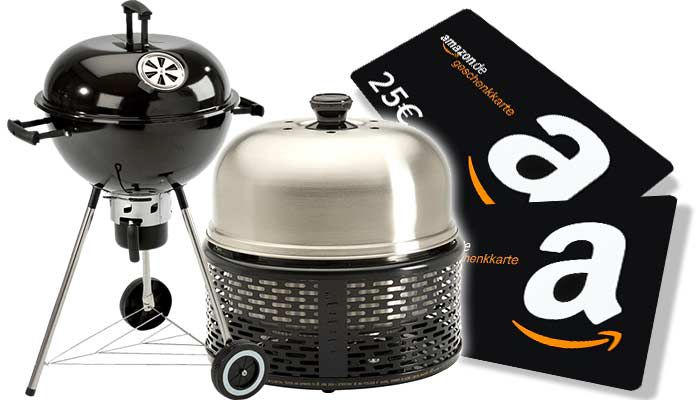 🔥 Gewinnspiel: wir verlosen einen Kugel  & Tischgrill sowie 2x 25€ Amazon Gutscheine