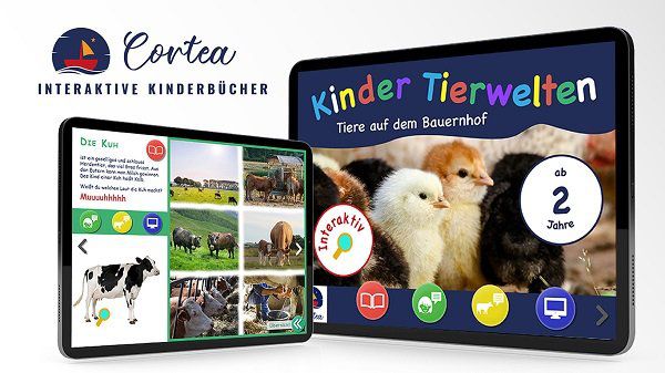 Leider nicht mehr KOSTENLOS: Interaktives Kinderbuch „Die Tiere auf dem Bauernhof“