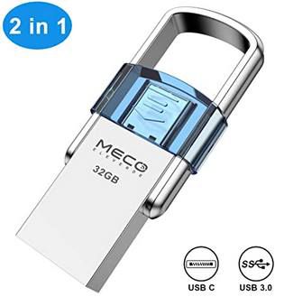 Meco Eleverde 2in1 USB 3.0 & USB C Stick mit 32GB für 8,24€ (statt 15€)   Prime