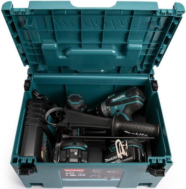 Makita Kombibohrer + Schlagschrauber inkl. 2x 5Ah Akku + Macpak für 338,90€ (statt 385€)