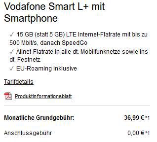 Xiaomi Mi 10 128GB + 32″ Xiaomi TV für 4,99€ + Vodafone Flat mit 15GB LTE für 36,99€ mtl.