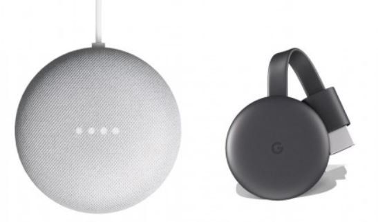 Vorbei 2 x Google Nest Mini + 2 x Google Chromecast 3 für 68€ (statt 166€)