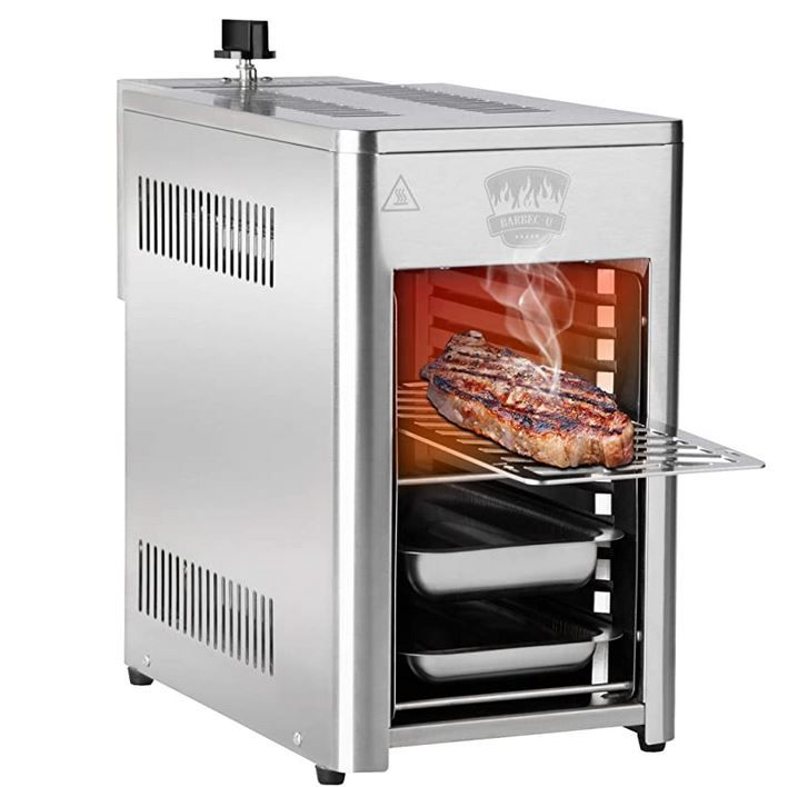 Top! BARBEC U 800° Gasgrill aus Edelstahl für 55,21€ (statt 79€)