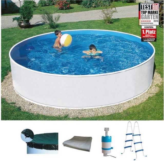 Konifer Usedom II   3m Rundpool mit Zubehör für 259,94€ (statt 360€)