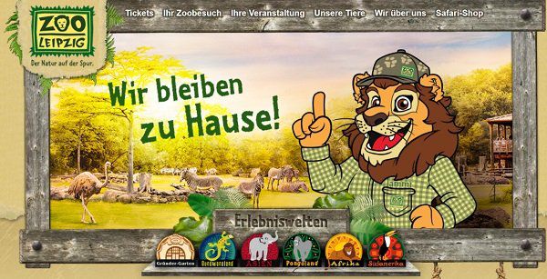 Mit dem Zoo Leipzig gratis online spielen oder basteln