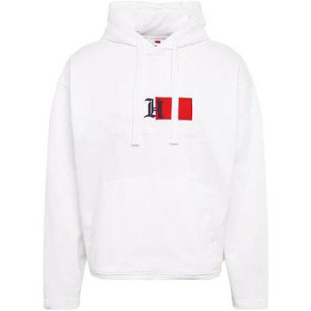 Tommy Hilfiger Lewis Hamilton Red Box Logo Hoody in Weiß für 104,30€ (statt 135€)